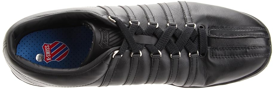 Buy K-Swiss Men's The Classic Sneaker,Black/Black,6.5 M US